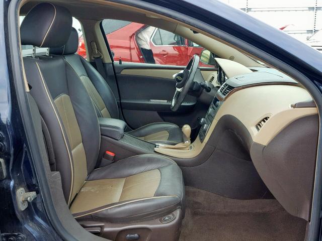 1G1ZK577494191843 - 2009 CHEVROLET MALIBU LTZ შავი ფოტო 5