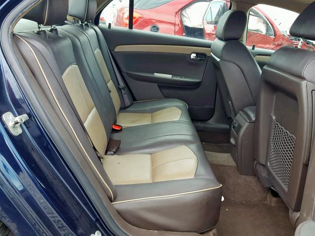 1G1ZK577494191843 - 2009 CHEVROLET MALIBU LTZ შავი ფოტო 6