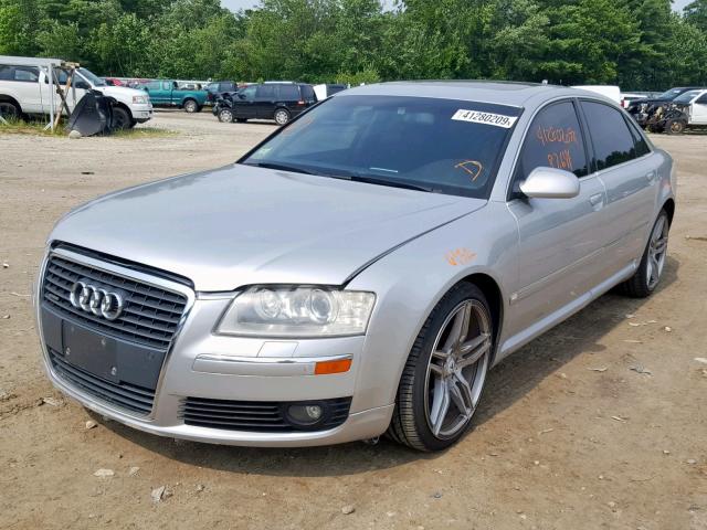 WAUMV44E27N021491 - 2007 AUDI A8 L QUATT GRAY photo 2