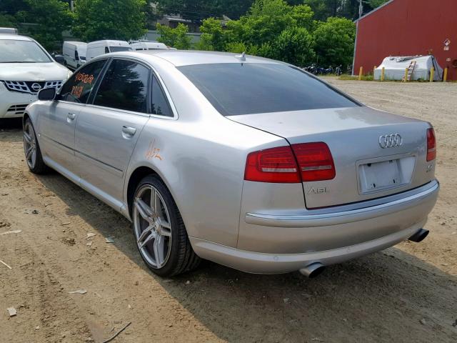 WAUMV44E27N021491 - 2007 AUDI A8 L QUATT GRAY photo 3