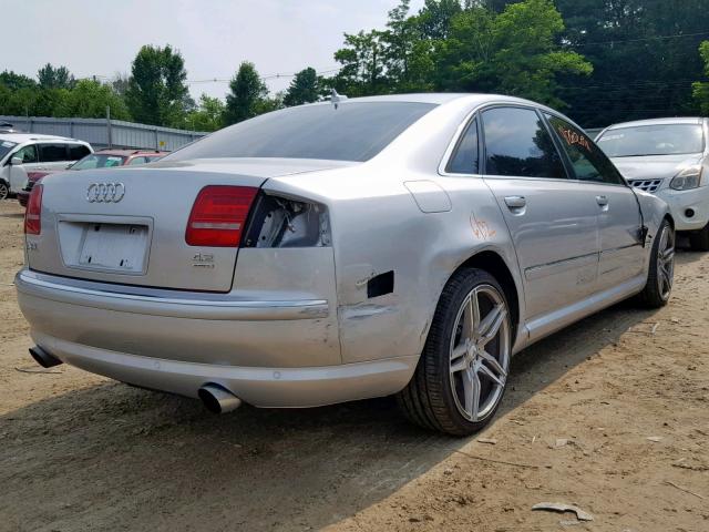 WAUMV44E27N021491 - 2007 AUDI A8 L QUATT GRAY photo 4