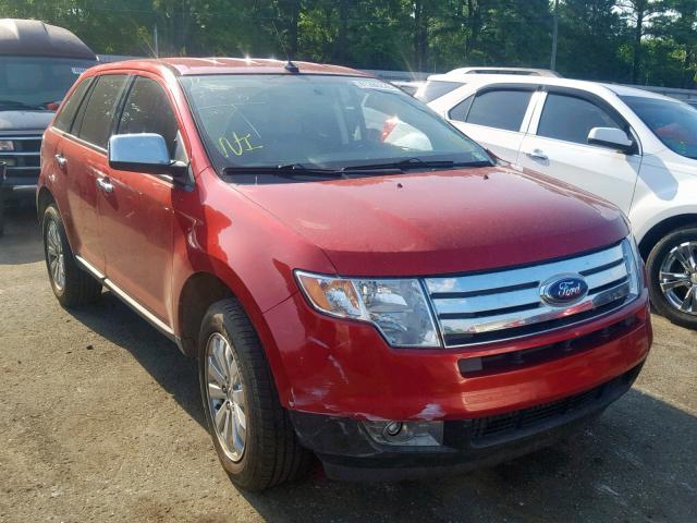 2FMDK3JC7ABB62869 - 2010 FORD EDGE SEL RED photo 1