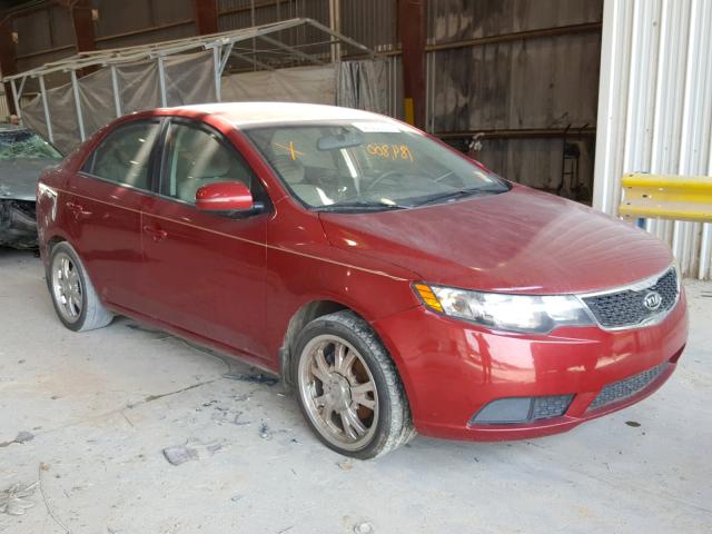 KNAFU4A28C5561492 - 2012 KIA FORTE EX RED photo 1