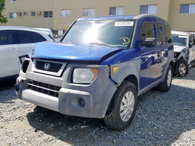 5J6YH18374L011978 - 2004 HONDA ELEMENT LX BLUE photo 2