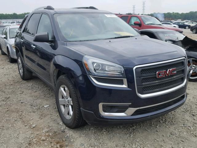 1GKKRNED7FJ250897 - 2015 GMC ACADIA SLE BLACK photo 1