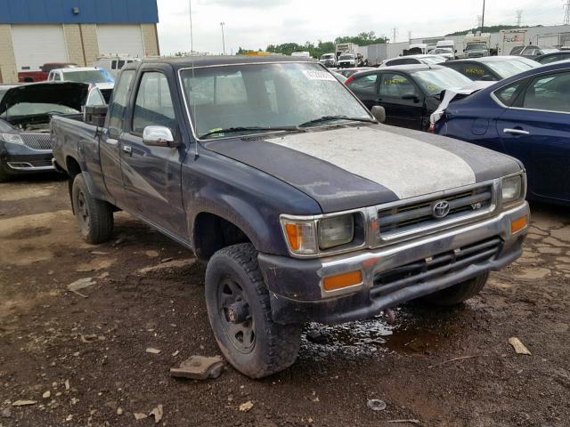 4TAVN13D3PZ136717 - 1993 TOYOTA PICKUP 1/2 BLUE photo 1