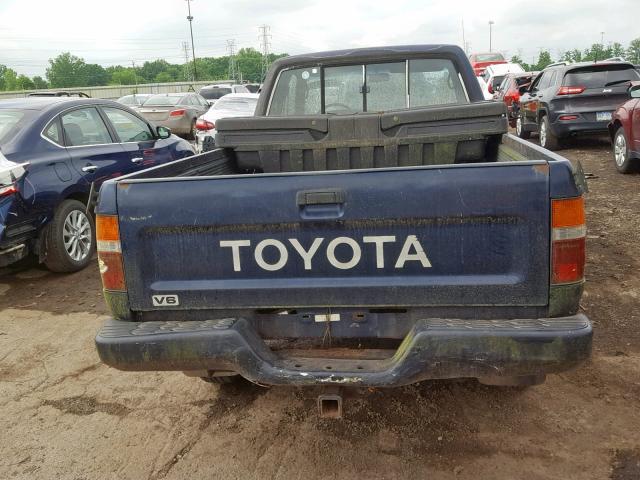 4TAVN13D3PZ136717 - 1993 TOYOTA PICKUP 1/2 BLUE photo 6