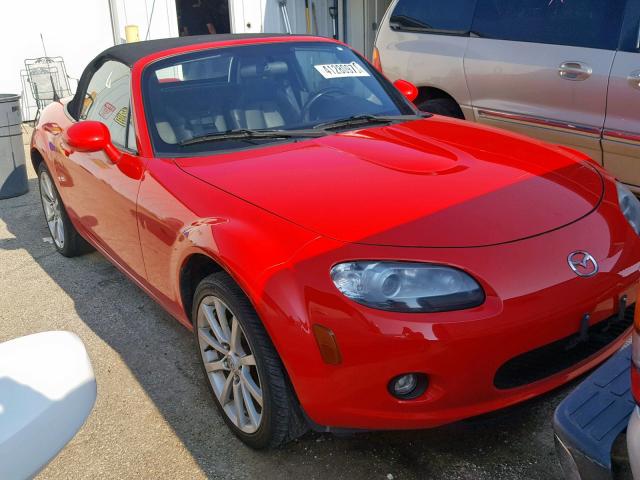 JM1NC25F660113577 - 2006 MAZDA MX-5 MIATA RED photo 1