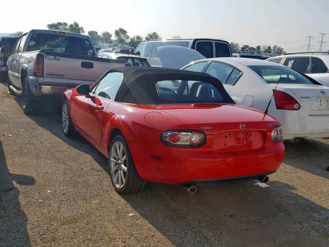 JM1NC25F660113577 - 2006 MAZDA MX-5 MIATA RED photo 3