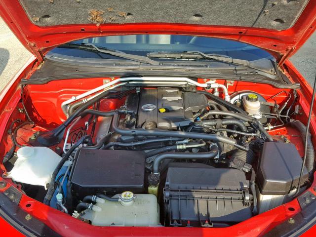 JM1NC25F660113577 - 2006 MAZDA MX-5 MIATA RED photo 7