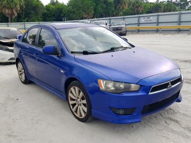 JA3AU86U38U005858 - 2008 MITSUBISHI LANCER GTS BLUE photo 1