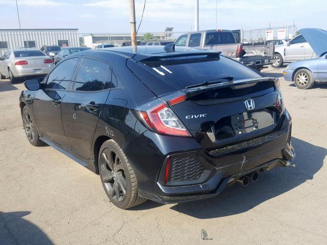 SHHFK7H4XHU206412 - 2017 HONDA CIVIC SPOR BLACK photo 3