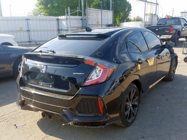 SHHFK7H4XHU206412 - 2017 HONDA CIVIC SPOR BLACK photo 4