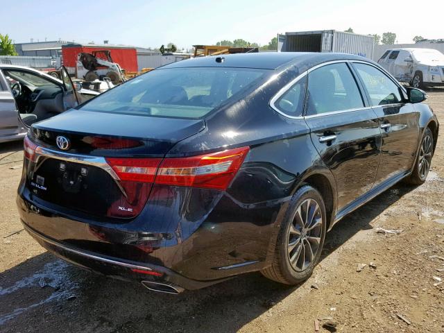 4T1BK1EB0JU269074 - 2018 TOYOTA AVALON XLE BLACK photo 4