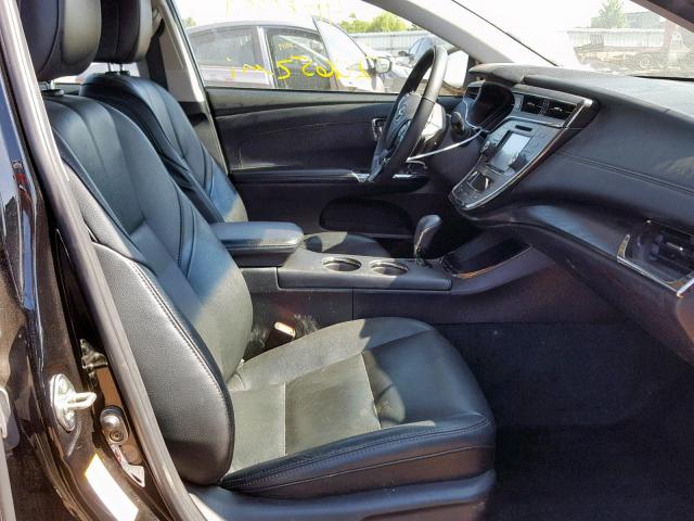 4T1BK1EB0JU269074 - 2018 TOYOTA AVALON XLE BLACK photo 5