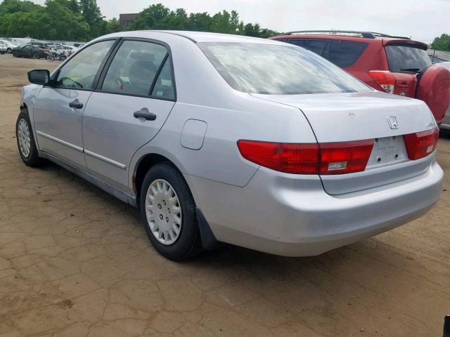 1HGCM56185A153209 - 2005 HONDA ACCORD DX SILVER photo 3