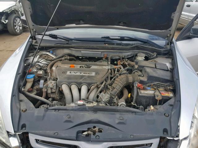 1HGCM56185A153209 - 2005 HONDA ACCORD DX SILVER photo 7