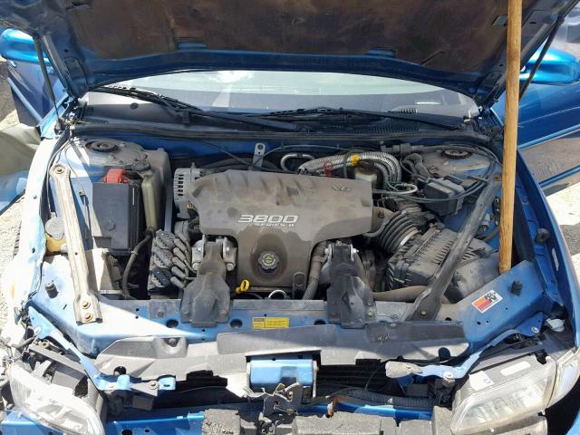 1G2WP52K8XF321250 - 1999 PONTIAC GRAND PRIX BLUE photo 7