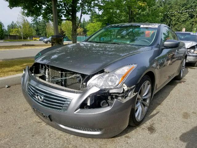 JN1CV6EK1AM104778 - 2010 INFINITI G37 BASE GRAY photo 2