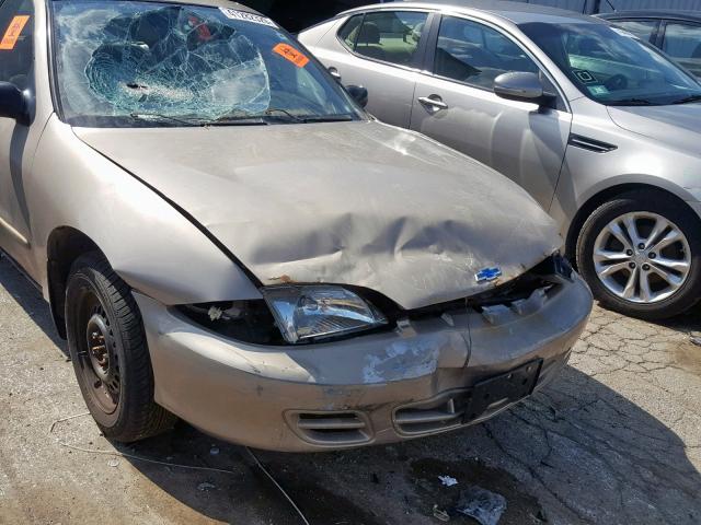 1G1JF5248Y7249593 - 2000 CHEVROLET CAVALIER L BEIGE photo 9