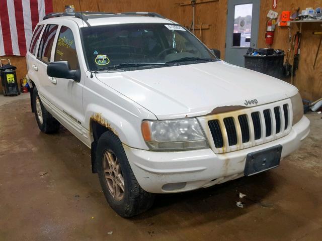 1J4GW58N9YC225371 - 2000 JEEP GRAND CHER WHITE photo 1