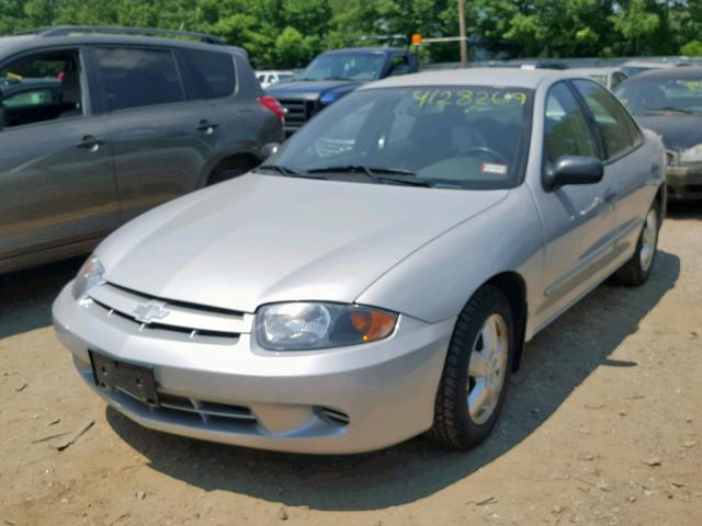 1G1JF52F347190044 - 2004 CHEVROLET CAVALIER L SILVER photo 2