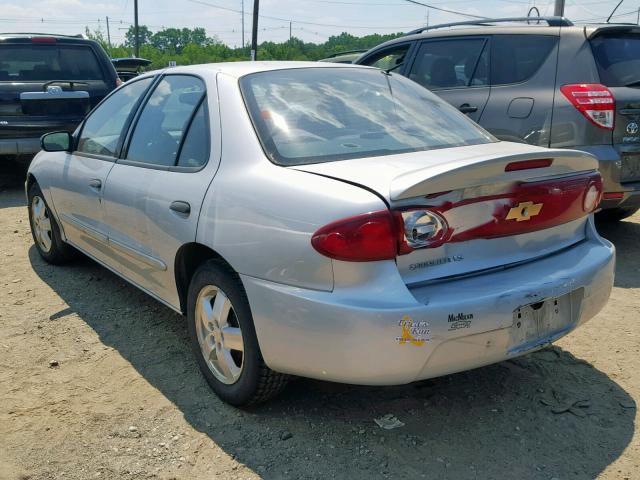 1G1JF52F347190044 - 2004 CHEVROLET CAVALIER L SILVER photo 3