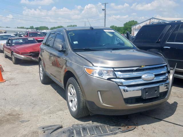 2FMDK3JC2DBC84009 - 2013 FORD EDGE SEL CHARCOAL photo 1