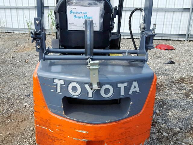 39761 - 2018 TOYOTA FORKLIFT ORANGE photo 6