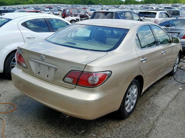 JTHBF30GX30091481 - 2003 LEXUS ES 300 GOLD photo 4