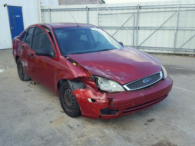 1FAFP34N45W234634 - 2005 FORD FOCUS ZX4 RED photo 1