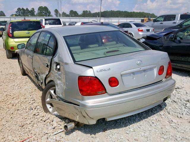 JT8BD69S050205764 - 2005 LEXUS GS 300 SILVER photo 3