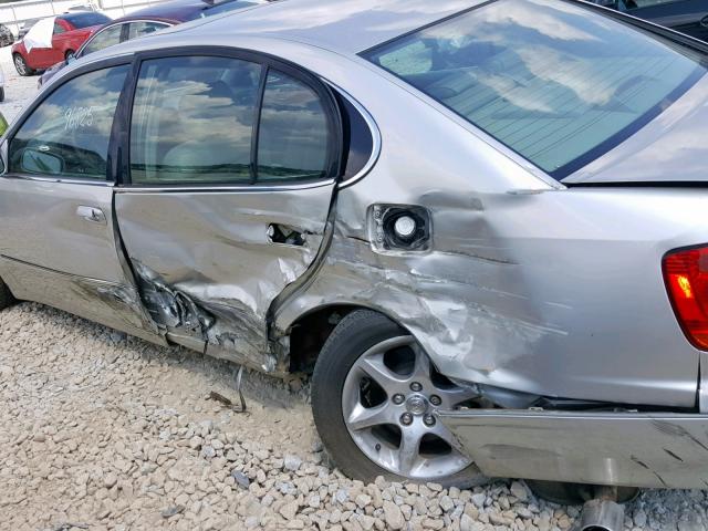 JT8BD69S050205764 - 2005 LEXUS GS 300 SILVER photo 9