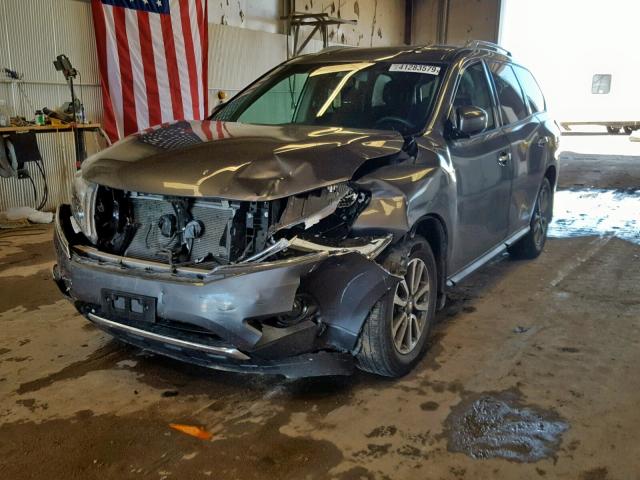 5N1AR2MM4GC665149 - 2016 NISSAN PATHFINDER GRAY photo 2