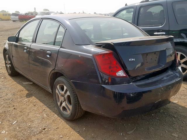 1G8AL52FX5Z179817 - 2005 SATURN ION LEVEL BLACK photo 3