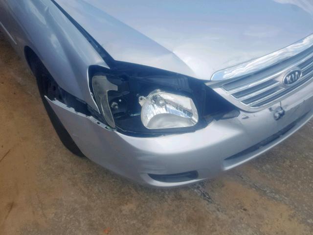 KNAFE121475445018 - 2007 KIA SPECTRA EX SILVER photo 9