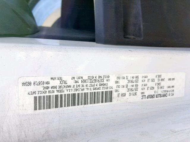 3C6TRVBG7EE113024 - 2014 RAM PROMASTER 白色 照片 10