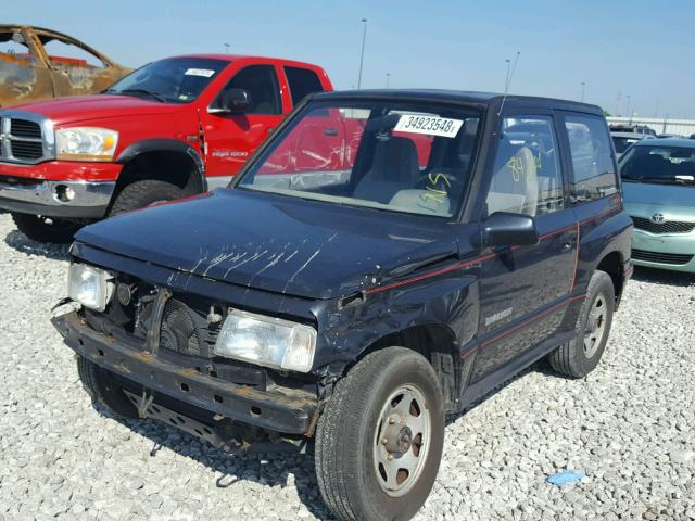 2CNBJ18U4L6228173 - 1990 GEO TRACKER BLACK photo 2