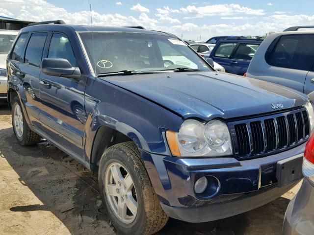 1J4HR48N85C629182 - 2005 JEEP GRAND CHER BLUE photo 1