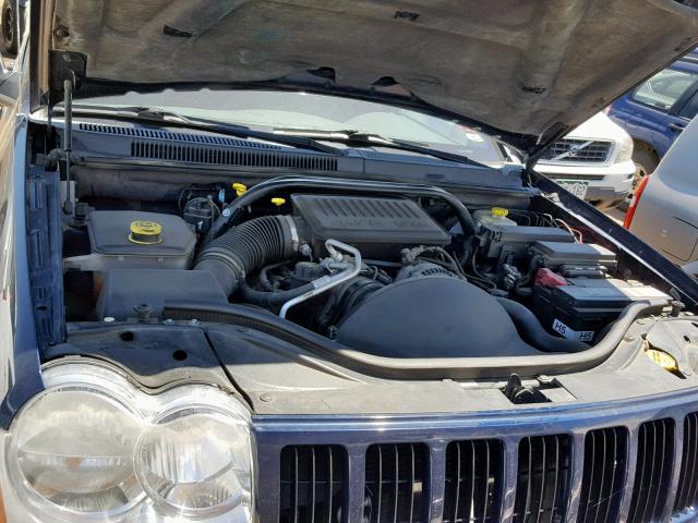 1J4HR48N85C629182 - 2005 JEEP GRAND CHER BLUE photo 7