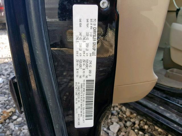 2V4RW3D17AR231243 - 2010 VOLKSWAGEN ROUTAN SE BLACK photo 10