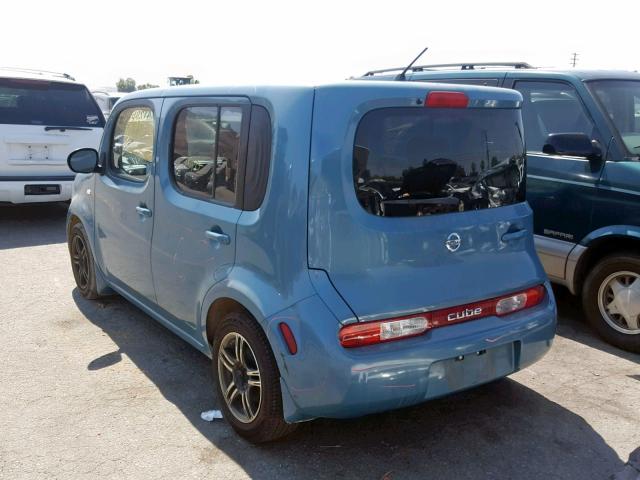 JN8AZ28R19T113271 - 2009 NISSAN CUBE BASE BLUE photo 3