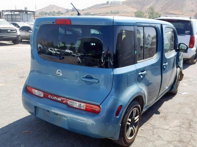 JN8AZ28R19T113271 - 2009 NISSAN CUBE BASE BLUE photo 4