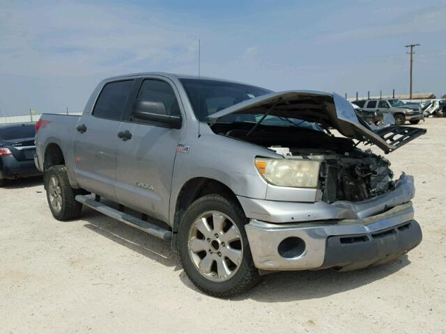 5TBEV54187S458909 - 2007 TOYOTA TUNDRA CRE SILVER photo 1