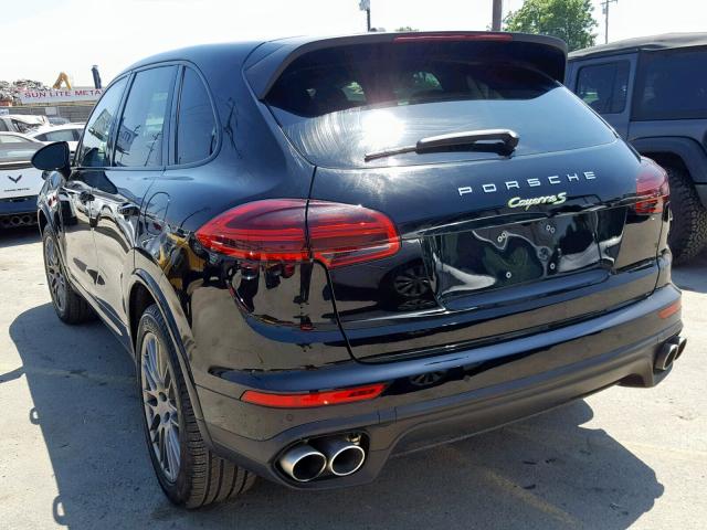 WP1AE2A20HLA75565 - 2017 PORSCHE CAYENNE SE BLACK photo 3