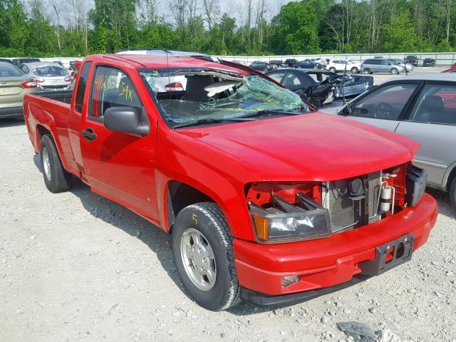 1GCCS299X88211529 - 2008 CHEVROLET COLORADO L RED photo 1