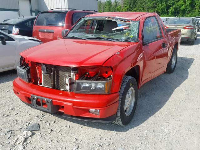 1GCCS299X88211529 - 2008 CHEVROLET COLORADO L RED photo 2