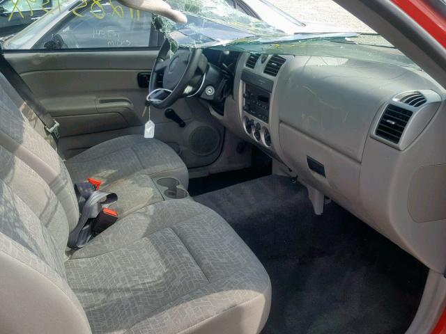 1GCCS299X88211529 - 2008 CHEVROLET COLORADO L RED photo 5