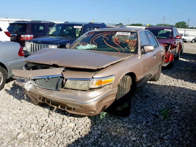 2MELM74W5TX626561 - 1996 MERCURY GRAND MARQ CREAM photo 2