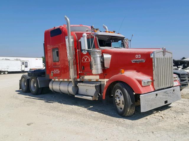 1XKWDB9X87J185160 - 2007 KENWORTH CONSTRUCTI RED photo 1